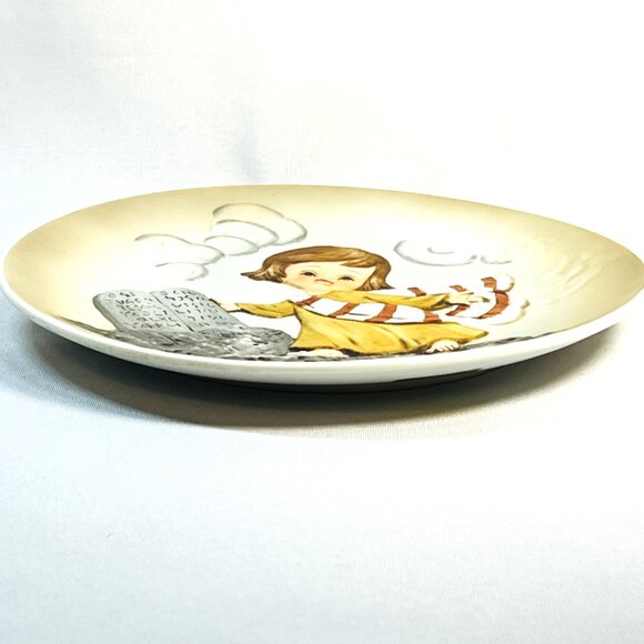 Enesco Lucas Collectible Plate 1981 Moses and the Ten Commandments 7 1/4" - Picture 6 of 6